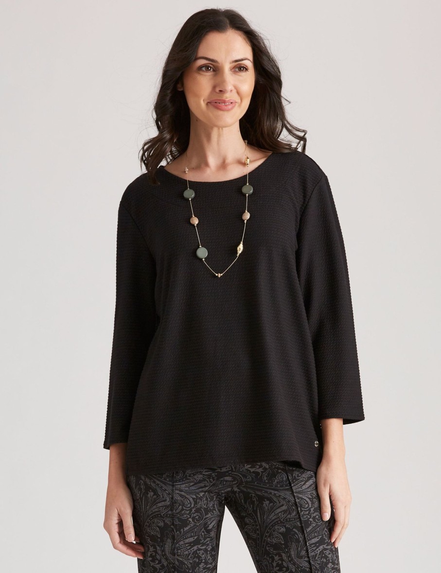 Tops WLane | W.Lane High Neck Textured Knitwear Top