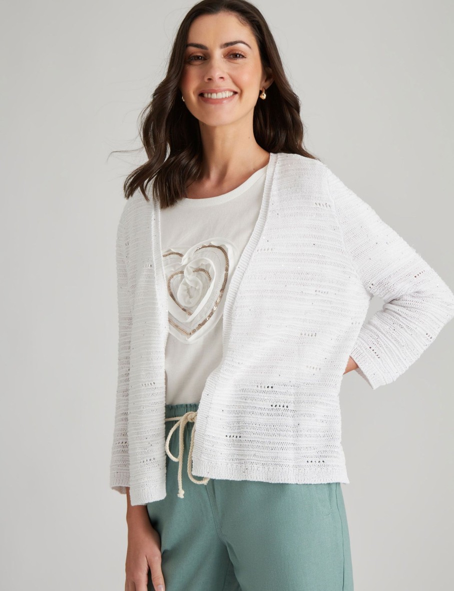 Knitwear WLane | W.Lane Open Front Knitwear Shrug