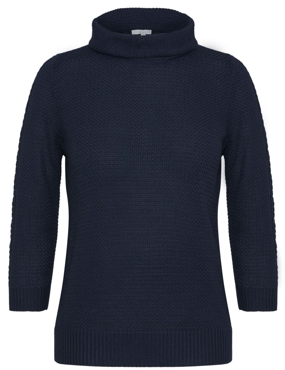 Knitwear WLane | W.Lane Textured Cowl Jumper