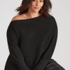 Knitwear Autograph | Autograph Knitwear Off The Shoulder Rib Jumper