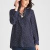 Tops Katies | Katies Long Sleeve Button Through Shirt