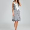 Dresses WLane | W.Lane Abstract Woven Patch Dress