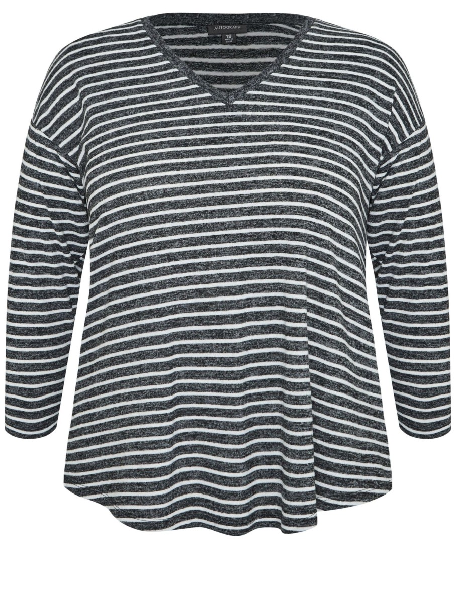 Tops Autograph | Autograph Long Sleeve Pretend Knitwear Top