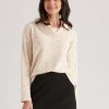 Tops WLane | W.Lane Cowl Neck Textured Knitwear Top