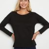 Tops NoniB | Noni B Zipped Detail Knitwear Top