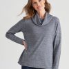 Knitwear WLane | W.Lane Button Cowl Neck Top