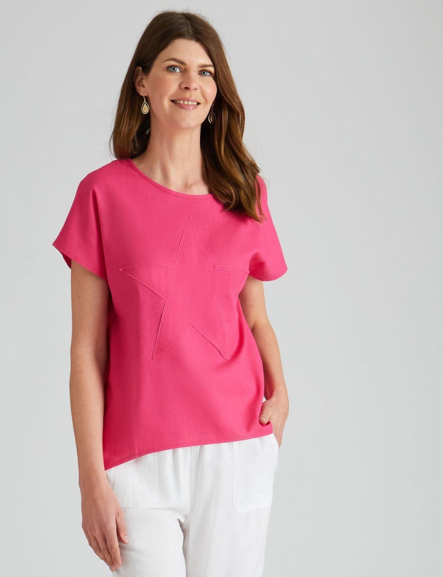 Tops WLane | W.Lane Star Linen Top