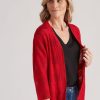 Knitwear Millers | Millers 3/4 Sleeve Linear Pointelle Cardigan