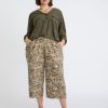 Bottoms Beme | Beme Cropped Wide Leg Pants