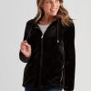 Outerwear Rockmans | Rockmans Longsleeve Hooded Snuggle Jacket