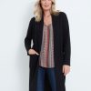 Knitwear Rivers | Rivers Longline Edge To Edge Cardigan