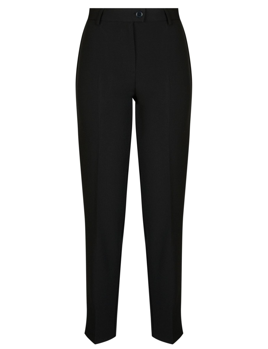 Bottoms LizJordan | Liz Jordan Slim Leg Belt Pant