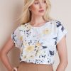 Tops NoniB | Noni B Hotfix Floral Knitwear Back Top