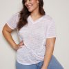 Tops Autograph | Autograph Knitwear Short Sleeve Stripe Top