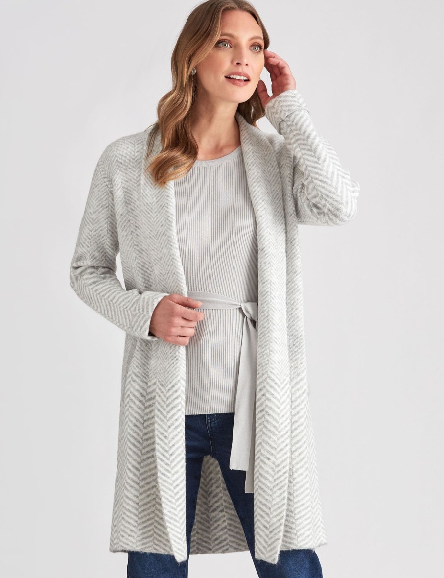 Knitwear LizJordan | Liz Jordan Knit Long Cardi