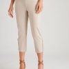 Bottoms Millers | Millers 7/Th Length Lace Trim Bengaline Pant