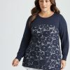 Knitwear Beme | Beme Long Sleeve Lace Front Jumper