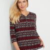 Tops NoniB | Noni B Knitwear Zipped Front Top