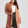 Knitwear Beme | Beme Long Sleeve Shawl Collar Cardigan