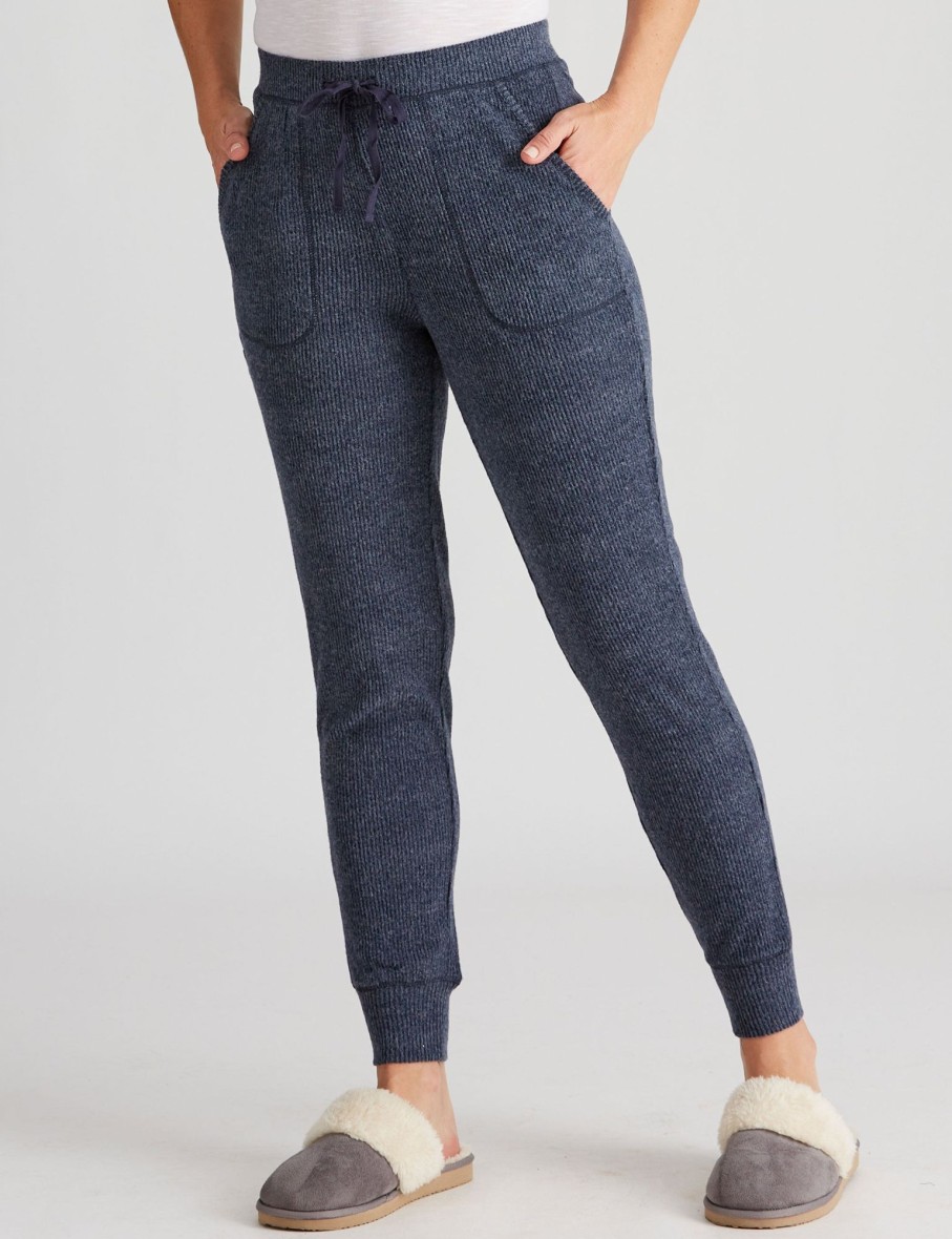 Sleepwear Rivers | Rivers Fluffy Ribbed Sleep Pant