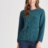 Knitwear WLane | W.Lane Chunky Cable Pullover Top