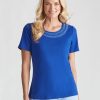 Tops NoniB | Noni B Short Sleeve Rib Top