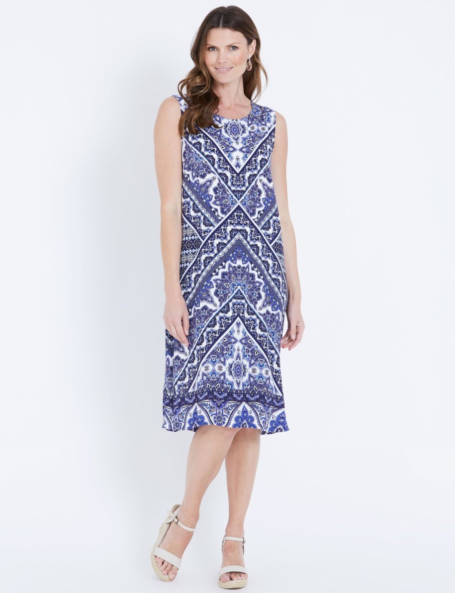 Dresses WLane | W.Lane Paisley Border Dress