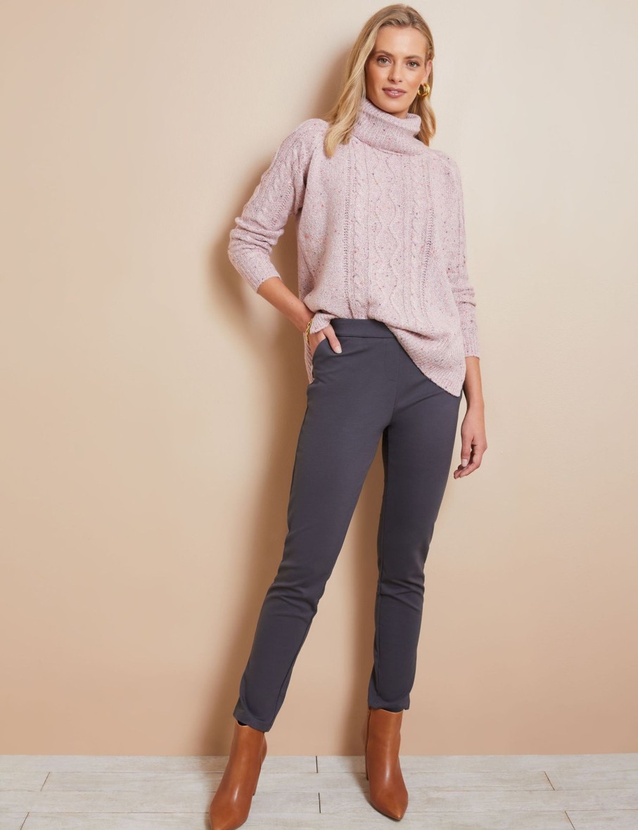 Bottoms WLane | W.Lane Long Legs Ponte Pants