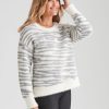 Knitwear Millers | Millers Long Sleeve Tiger Intarsia Feather Jumper