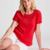 Tops NoniB | Noni B Lace V Neck Rib Top