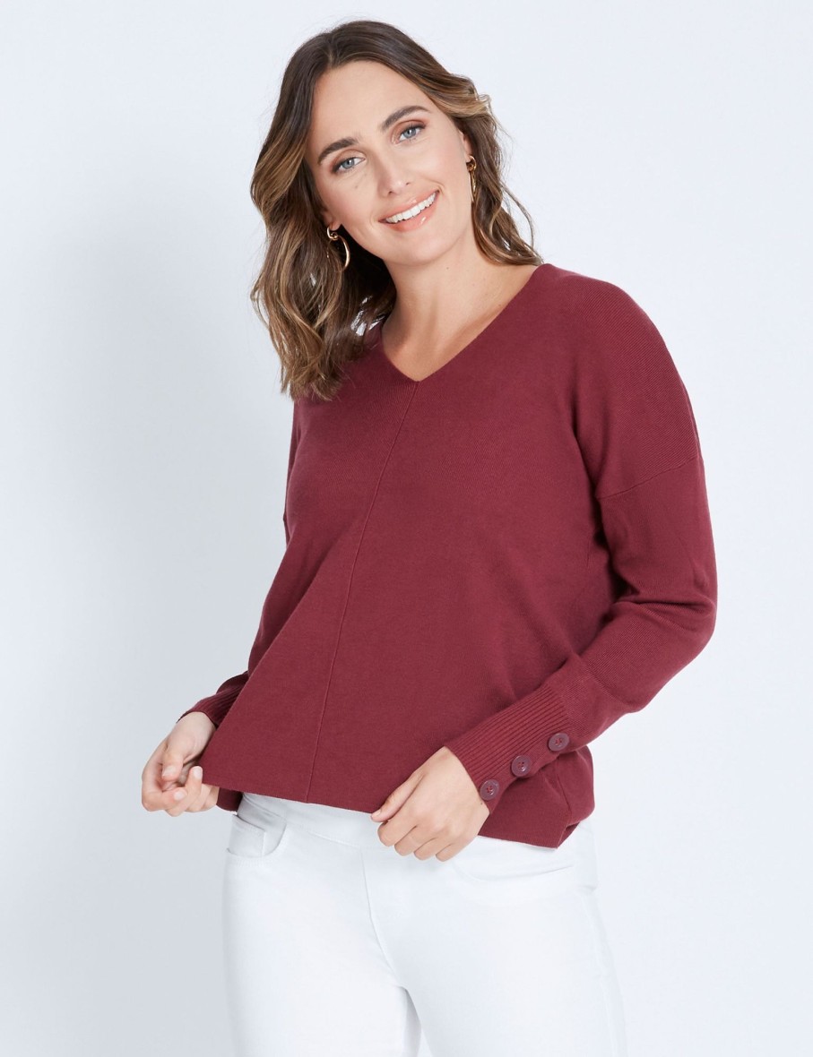 Knitwear Katies | Katies Long Sleeve V-Neck Jumper