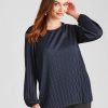 Knitwear LizJordan | Liz Jordan Woven Pleated Top