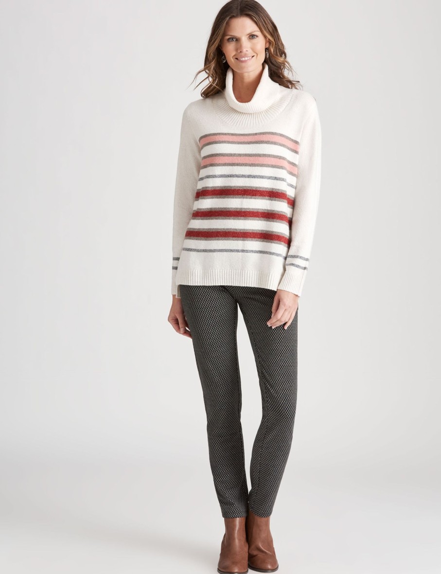 Knitwear WLane | W.Lane Stripe Cowl Pullover