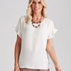 Tops Millers | Millers Extended Frill Sleeve Georgette Blouse