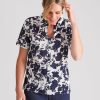 Tops NoniB | Noni B Short Sleeve Floral Shirt