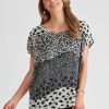 Knitwear LizJordan | Liz Jordan Sequin Detail Overlay Top