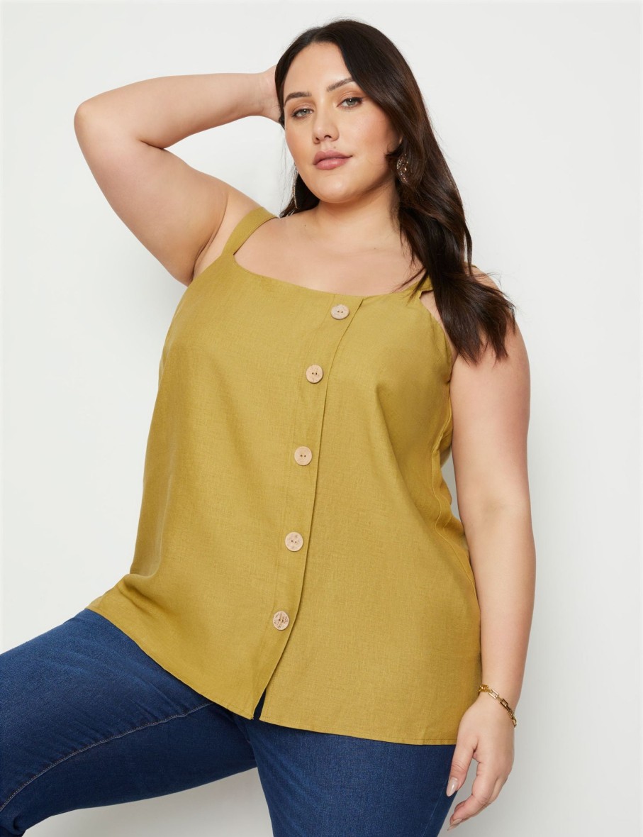 Tops Beme | Beme Wooden Button Camisole