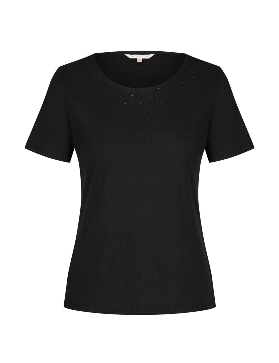 Tops NoniB | Short Sleeve Rib T-Shirt