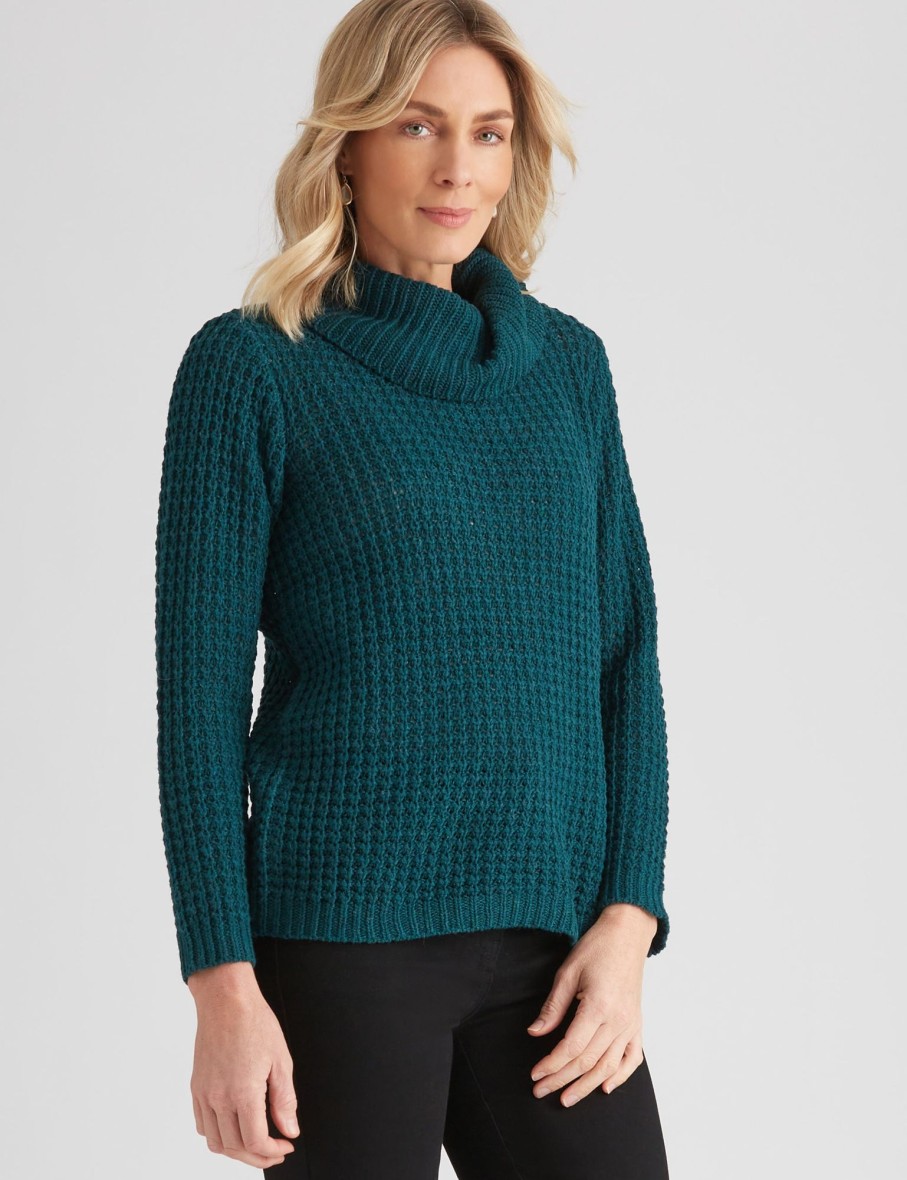 Knitwear NoniB | Noni B Cowl Neck Knitwear Jumper