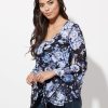 Tops Crossroads | Crossroads Rouched Neckline Top