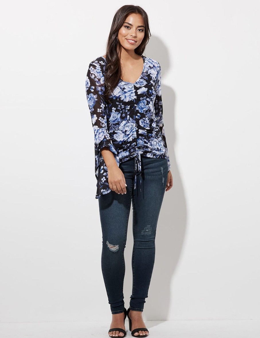 Tops Crossroads | Crossroads Rouched Neckline Top