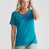 Tops NoniB | Noni B Short Sleeve Rib Top