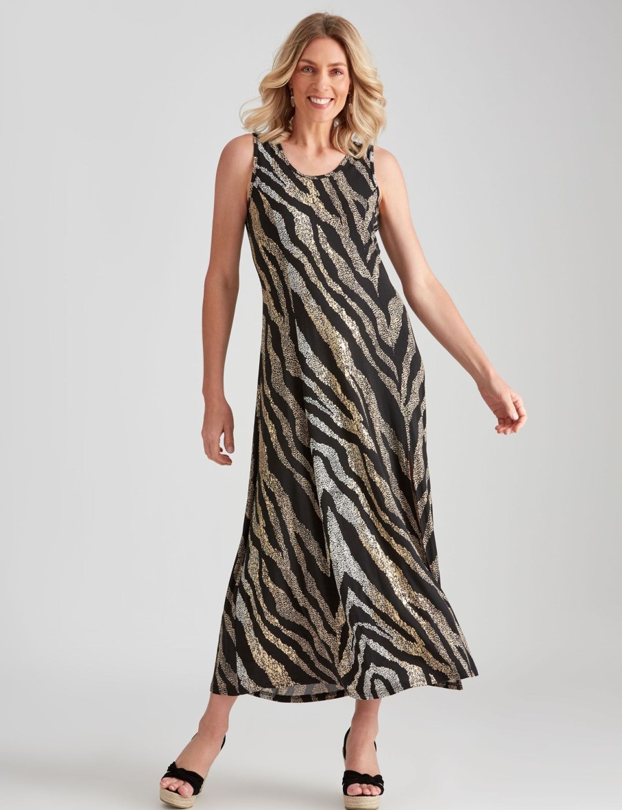 Dresses NoniB | Noni B Side Split Knit Maxi Dress