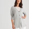 Knitwear Katies | Katies Long Sleeve Split Button Cardigan