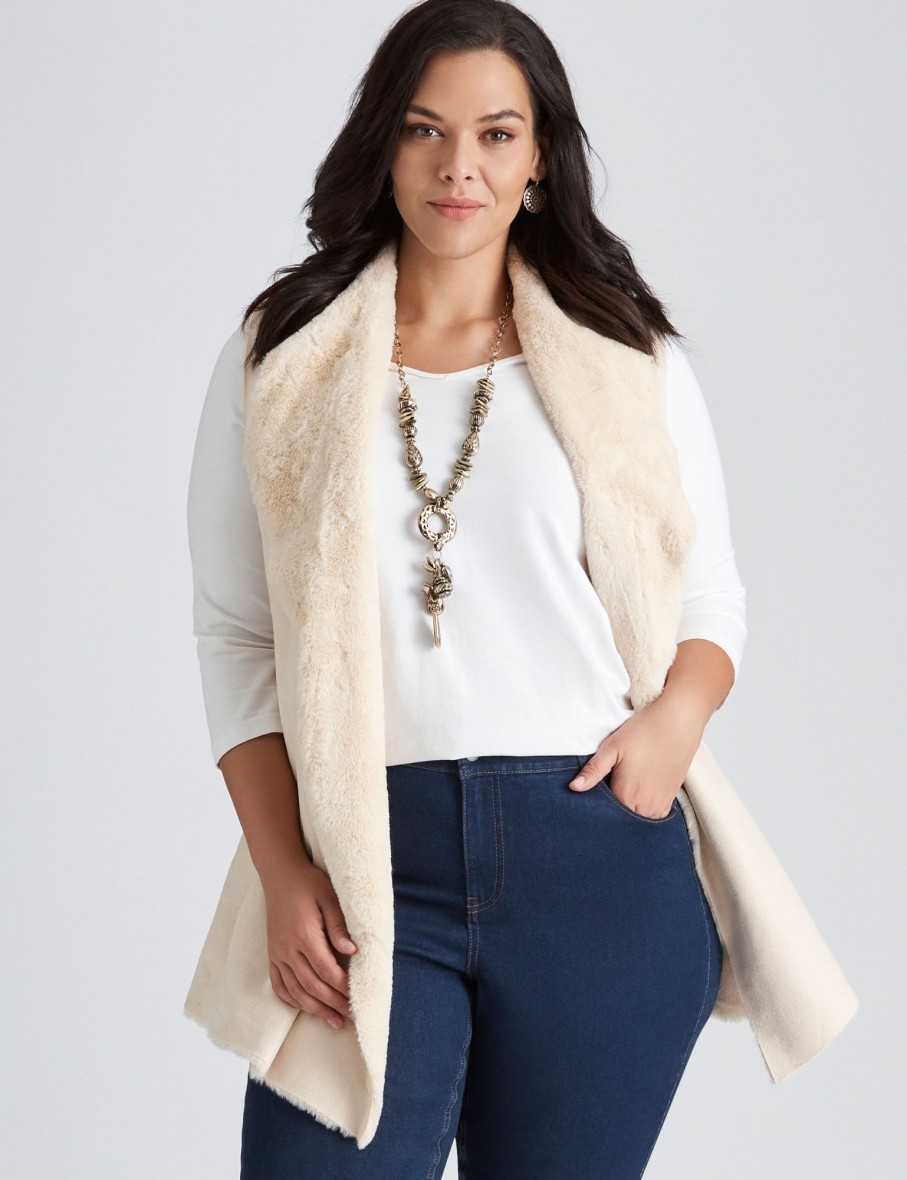 Knitwear Autograph | Autograph Sleeveless Sherpa