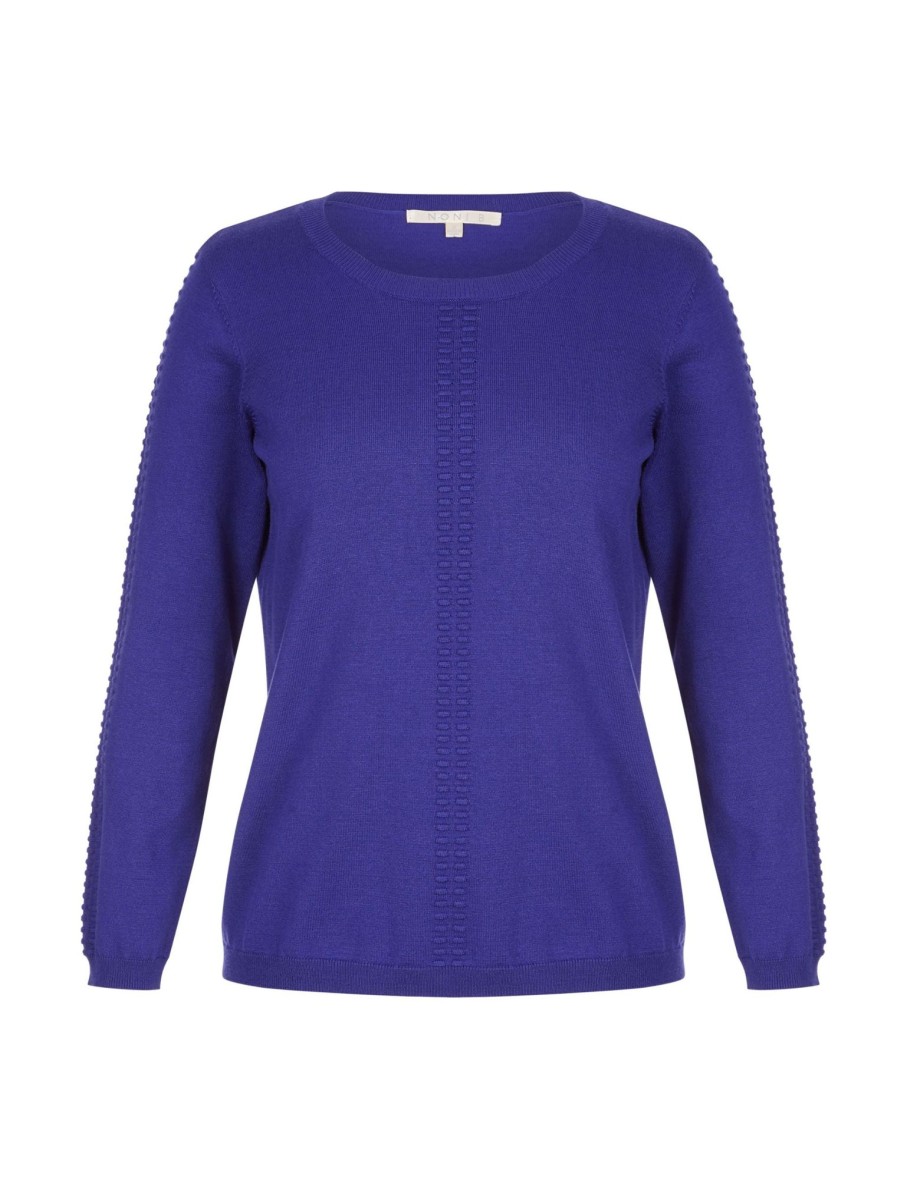 Knitwear NoniB | Noni B Long Sleeve Bubble Detail Jumper