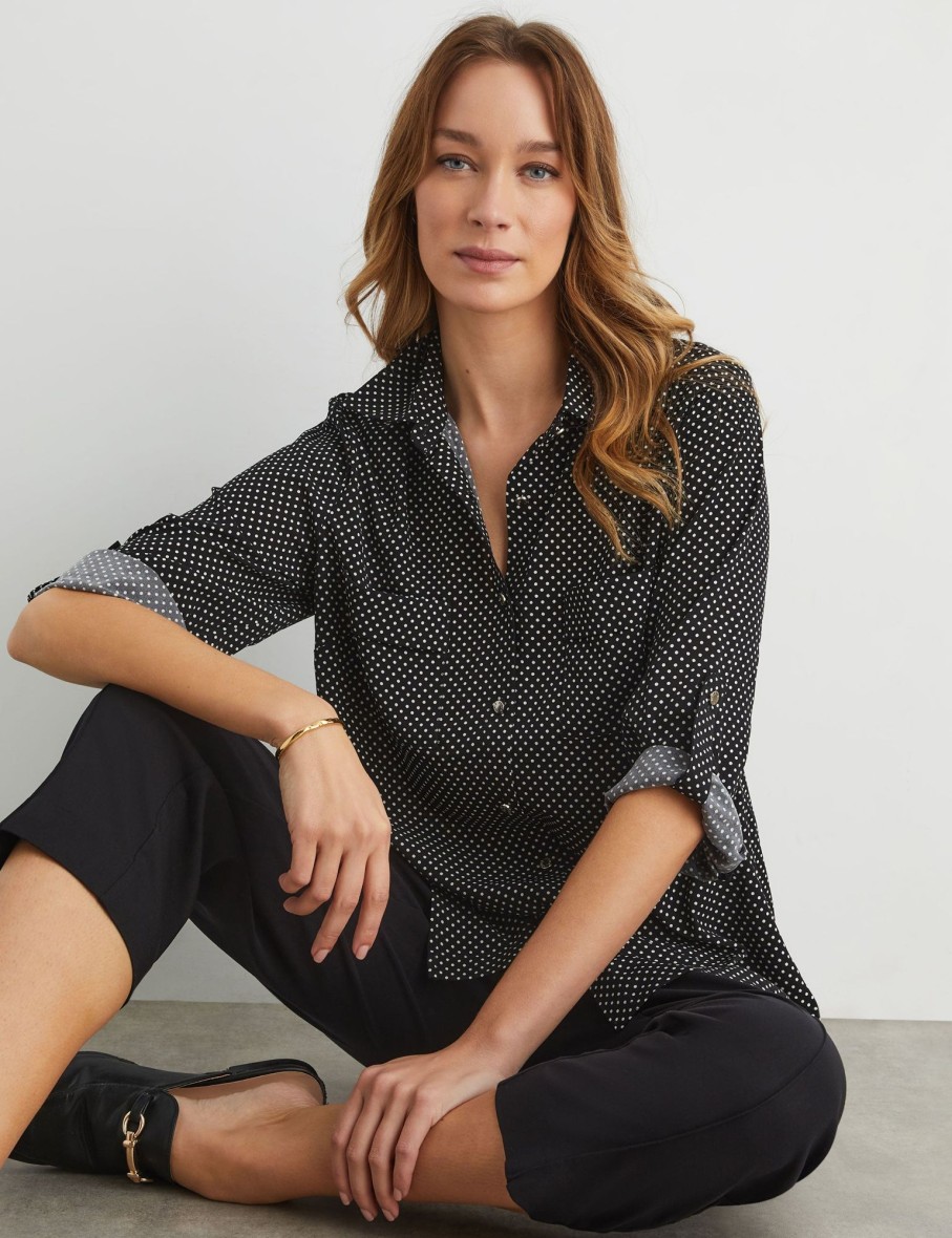 Tops NoniB | Noni B Sally Spot Blouse