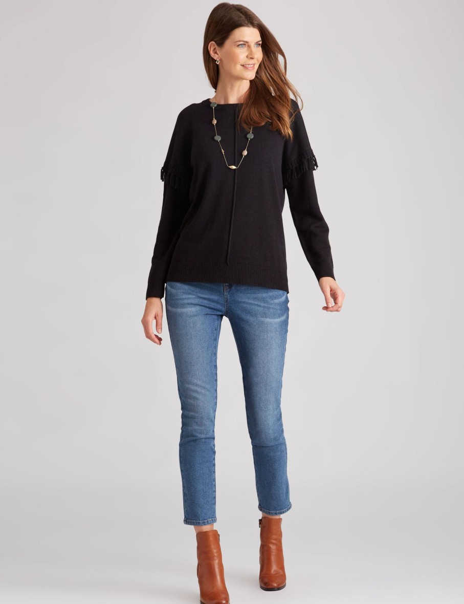 Knitwear WLane | W.Lane Tassel Sleeve Jumper