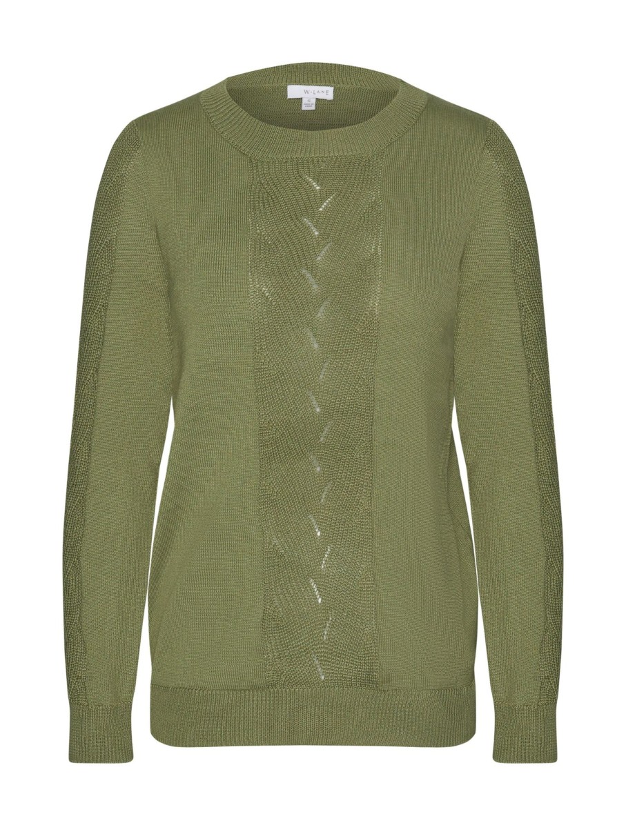 Knitwear WLane | W.Lane Round Neck Cable Jumper