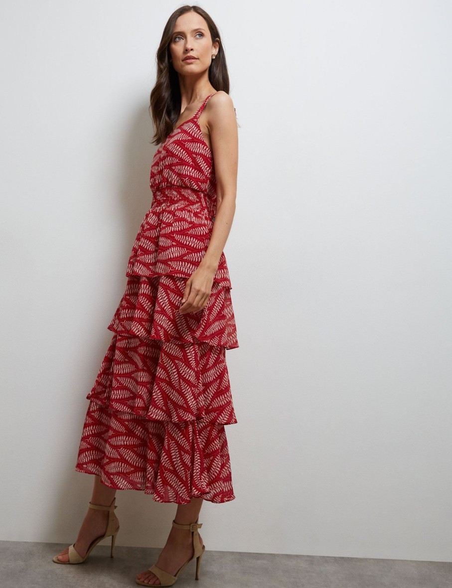 Dresses NoniB | Printed Tiered Maxi